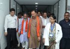 स्वास्थ्य मंत्री श्याम बिहारी जायसवाल ने एमसीएच अलबेलापारा व शासकीय कोमलदेव अस्पताल का किया निरीक्षण
