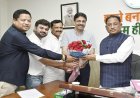 रायपुर : मुख्यमंत्री  साय से छत्तीसगढ़ ओलम्पिक संघ के पदाधिकारियों ने की सौजन्य मुलाकात,ओलम्पिक दिवस आयोजन हेतु किया आमंत्रित