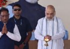 शहीद एएसपी आकाश गिरेपूंजे के परिजनों से मिले अमित शाह, नारायणपुर का दौरा स्थगित