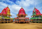 आज से शुरू पुरी में भगवान जगन्नाथ की रथ यात्रा, बलभद्र, देवी सुभद्रा और भगवान जगन्नाथ के रथ तैयार