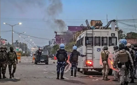 Manipur: मैतेई नेता की गिरफ्तारी के बाद बढ़ा बवाल, 10 दिन के बंद का किया एलान