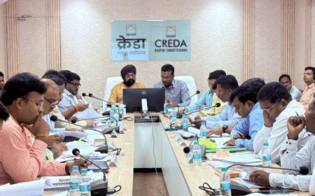 क्रेडा अध्यक्ष भूपेंद्र सवन्नी एवं सीईओ राजेश सिंह राणा ने ली अधिकारियों की मैराथन समीक्षा बैठक