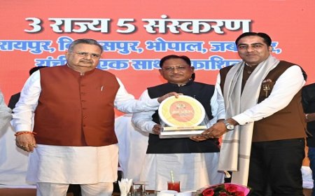 रायपुर : प्रधानमंत्री नरेंद्र मोदी के नेतृत्व में देश निरंतर प्रगति के पथ पर अग्रसर - मुख्यमंत्री  साय