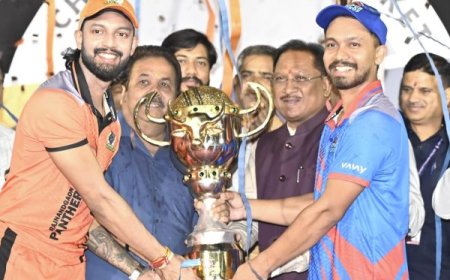 मुख्यमंत्री ने छत्तीसगढ़ क्रिकेट प्रीमियर लीग की विजेता टीमों को सौंपा विनर्स कप