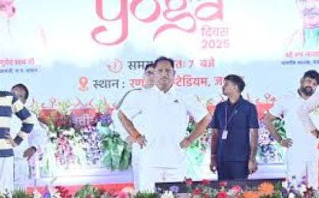 योग दिवस : जशपुर में सीएम साय ने किया योग, मंत्रियों-विधायकों ने विभिन्न जिलों में किया योगाभ्यास, राजधानी में 50 से भी ज्यादा योग शिविर