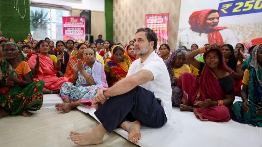 'महाराष्ट्र की तरह 'मैच फिक्सिंग' अब बिहार में', राहुल गांधी के बयान को चुनाव आयोग ने 'बेतुका' बताया - RAHUL GANDHI ON RIGGING DEMOCRACY