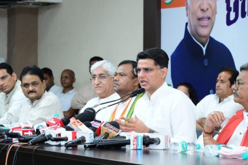 अवैध शराब का केंद्र बन चुका है छत्तीसगढ़…. भाजपा सरकार गली, मुहल्लें में शराब बिकवा रही : सचिन पायलट