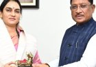 पर्यावरण संरक्षिका ‘वॉटर वुमन’ शिप्रा पाठक से मुख्यमंत्री विष्णु देव साय की भेंट, सराहे गए पौधरोपण अभियान