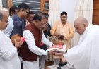 मुख्यमंत्री विष्णु देव साय गुरु पूर्णिमा के अवसर पर रायगढ़ जिले के ग्राम बनोरा स्थित अघोर गुरुपीठ में गुरु दर्शन के लिए पहुंचे