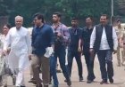 शराब घोटाले में गिरफ्तार बेटे से मिलने ED दफ्तर पहुंचे भूपेश बघेल