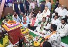 मुख्यमंत्री निवास में हरेली उत्सव: सीएम साय ने गौरी-गणेश, नवग्रह की पूजा कर भगवान शिव का किया अभिषेक