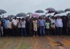 खरोरा में नलवा सीमेंट प्लांट का विरोध तेज, ग्रामीणों ने जनसुनवाई में जताया विरोध