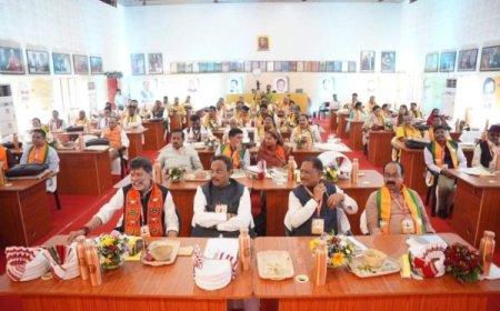 भाजपा का तीन दिवसीय प्रशिक्षण शिविर: शिवराज सिंह चौहान और विनोद तावड़े ने सांसदों-विधायकों को दी सुशासन की सीख