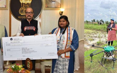 प्रेरणा की मिसाल बनीं ड्रोन दीदी गोदावरी साहू