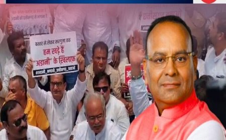 अजय चंद्राकर का कांग्रेस पर वार: "एक परिवार के लिए कर रही है आंदोलन"