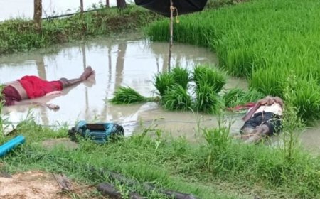 खेत में करंट की चपेट में आए किसान दंपति, मौके पर हुई मौत