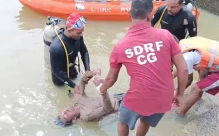 खारून नदी में नाबालिग डूबे, एक का शव बरामद, दूसरे की तलाश जारी