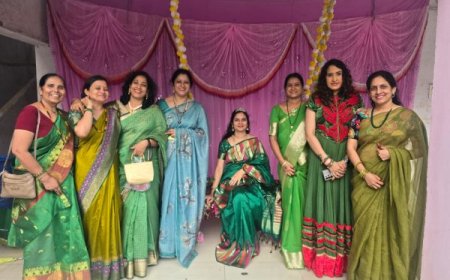 महिला मंच अघरिया समाज सेवा समिति ने मनाया सावन उत्सव,झूला झूलने के साथ चुनी गई ग्रीन क्वीन