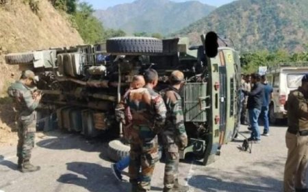 उत्तराखंड: बद्रीनाथ हाईवे पर बड़ा हादसा, सेना की बस पलटी, 9 जवान घायल