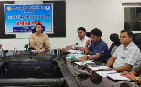 जल जीवन मिशन के 9 ठेकेदार के टेंडर निरस्त,काम में लेट-लतीफी को लेकर कलेक्टर ने ठेकेदारों को ब्लैकलिस्ट करने के दिए निर्देश