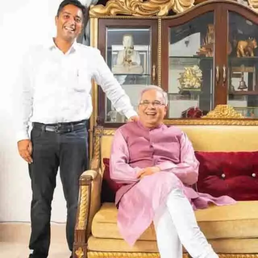 BIG BREAKING : भूपेश बघेल के बेटे चैतन्य बघेल ईडी हिरासत में, भिलाई में कांग्रेस कार्यकर्ताओं का जमावड़ा
