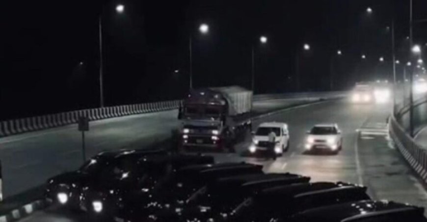 बिलासपुर में रसूखदार का हाईवे पर लग्जरी कार काफिला, रील बनाकर सोशल मीडिया पर किया पोस्ट