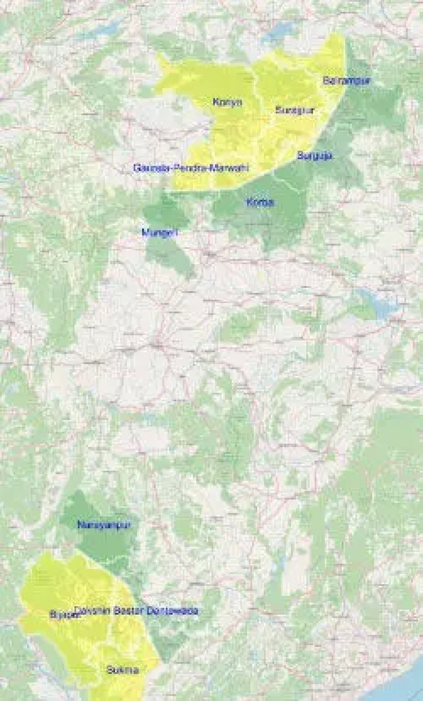 छत्तीसगढ़ के 11 जिलों में हल्की बारिश, वज्रपात का अलर्ट जारी