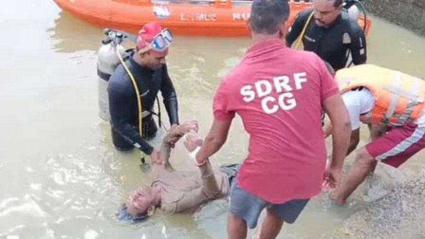 खारून नदी में नाबालिग डूबे, एक का शव बरामद, दूसरे की तलाश जारी