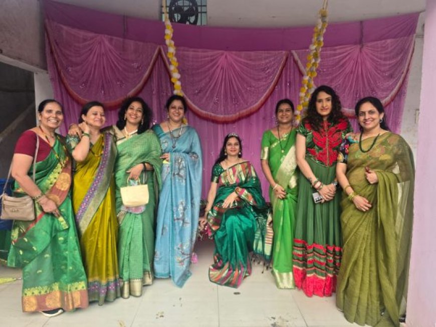 महिला मंच अघरिया समाज सेवा समिति ने मनाया सावन उत्सव,झूला झूलने के साथ चुनी गई ग्रीन क्वीन