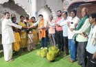 भोजली तिहार का मुख्य अतिथि रहे वार्ड पार्षद।