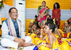 रायपुर में मुख्यमंत्री साय ने भगवान श्रीकृष्ण की पूजा कर मनाया जन्माष्टमी