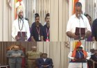 छत्तीसगढ़ कैबिनेट का विस्तार: राजेश अग्रवाल, गुरु खुशवंत और गजेंद्र यादव ने ली शपथ