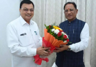 मुख्यमंत्री साय को उद्योग मंत्री लखनलाल देवांगन ने दी जापान–कोरिया यात्रा की शुभकामनाएं