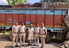 पुलिस की बड़ी कार्रवाई, 23 टन कबाड़ जब्त...चालक गिरफ्तार