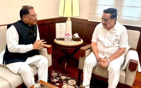 मुख्यमंत्री विष्णुदेव साय ने केंद्रीय जलशक्ति मंत्री सी आर पाटिल से की मुलाकात, बोधघाट परियोजना पर हुई चर्चा