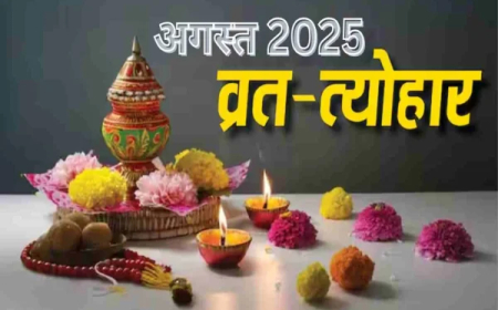 अगस्त में व्रत त्योहार की देखें लिस्ट :रक्षाबंधन, जन्माष्टमी, गणेश चतुर्थी कब है? जानिए तिथि और महत्व