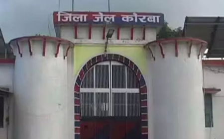 कोरबा जेल ब्रेक: 25 फीट दीवार फांदकर भागे चार बंदियों में से दो गिरफ्तार