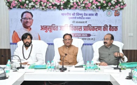 अनुसूचित जाति विकास प्राधिकरण मद से स्वीकृत कार्यों को गंभीरता से लेकर पूरी गुणवत्ता के साथ समय सीमा में पूर्ण कराएं कलेक्टर्स: मुख्यमंत्री विष्णुदेव साय