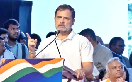 राहुल गांधी का आरोप: "चुनाव आयोग और BJP ने मिलकर वोट चोरी की"