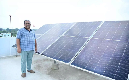 बिलासपुर के सुनीत लाल ने प्रधानमंत्री सूर्यघर योजना से पाई मुफ्त बिजली, शून्य हुआ बिजली बिल