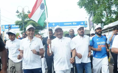 रायपुर में CM विष्णुदेव साय ने निकाली भव्य तिरंगा यात्रा, उमड़ा जनसैलाब