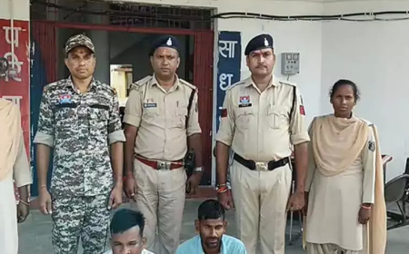 बलरामपुर में मवेशी तस्करी का भंडाफोड़, दो झारखंडी आरोपी गिरफ्तार