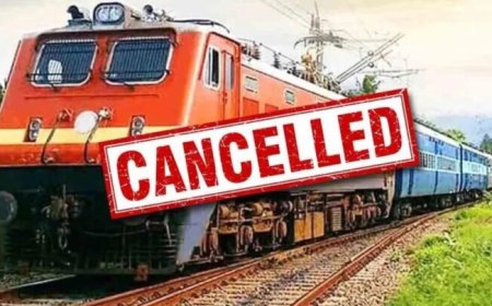 Train Cancelled: यात्रीगण कृपया ध्यान दें.. रेलवे ने एक बार फिर कई ट्रेनों को किया रद्द, तो कई के बदले रूट