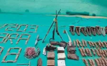 सुकमा में नक्सलियों का खुफिया डंप बरामद, हथियार व विस्फोटक कब्जे में