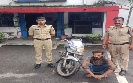 रायगढ़ पुलिस की बड़ी कार्रवाई, बाइक चोरी के आरोपी को दबोचा