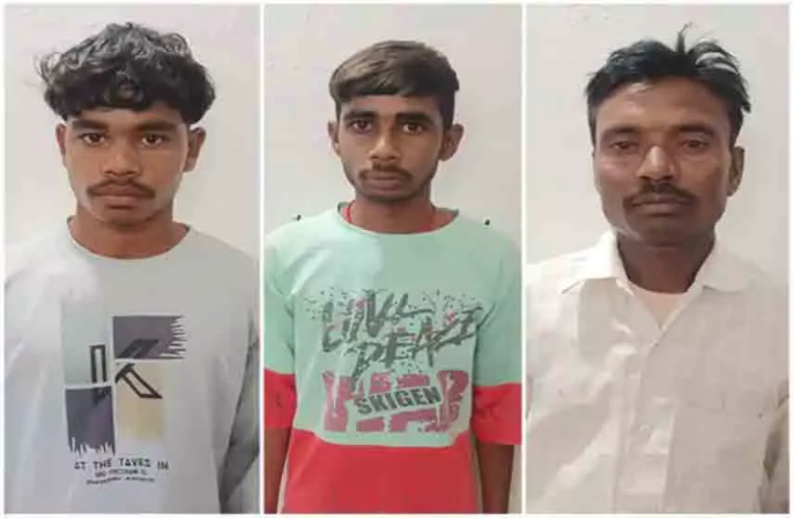 धमतरी पुलिस ने गौ तस्करी करते तीन आरोपियों को रंगे हाथ पकड़ा