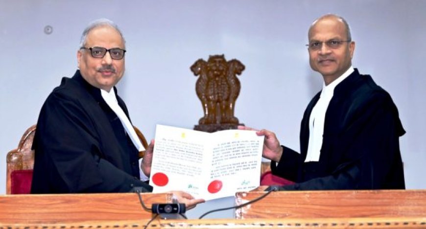 न्यायमूर्ति रविन्द्र कुमार अग्रवाल होंगे छत्तीसगढ़ उच्च न्यायालय के स्थायी न्यायाधीश,मुख्य न्यायाधीश रमेश सिन्हा ने दिलाई शपथ