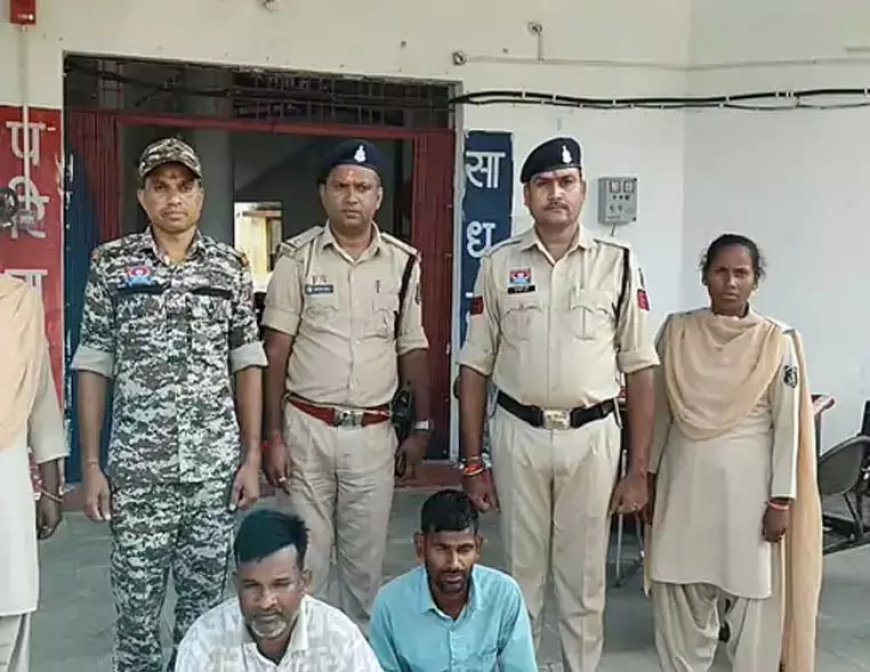 बलरामपुर में मवेशी तस्करी का भंडाफोड़, दो झारखंडी आरोपी गिरफ्तार