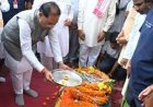 मुख्यमंत्री साय ने स्व. शांताराम को श्रद्धांजलि की अर्पित