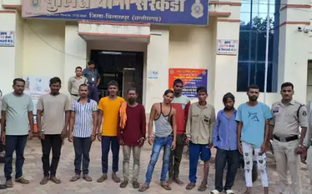 पुलिस की कार्रवाई: सरकंडा में 9 बदमाश गिरफ्तार, 3 फरार आरोपी भी पकड़े गए